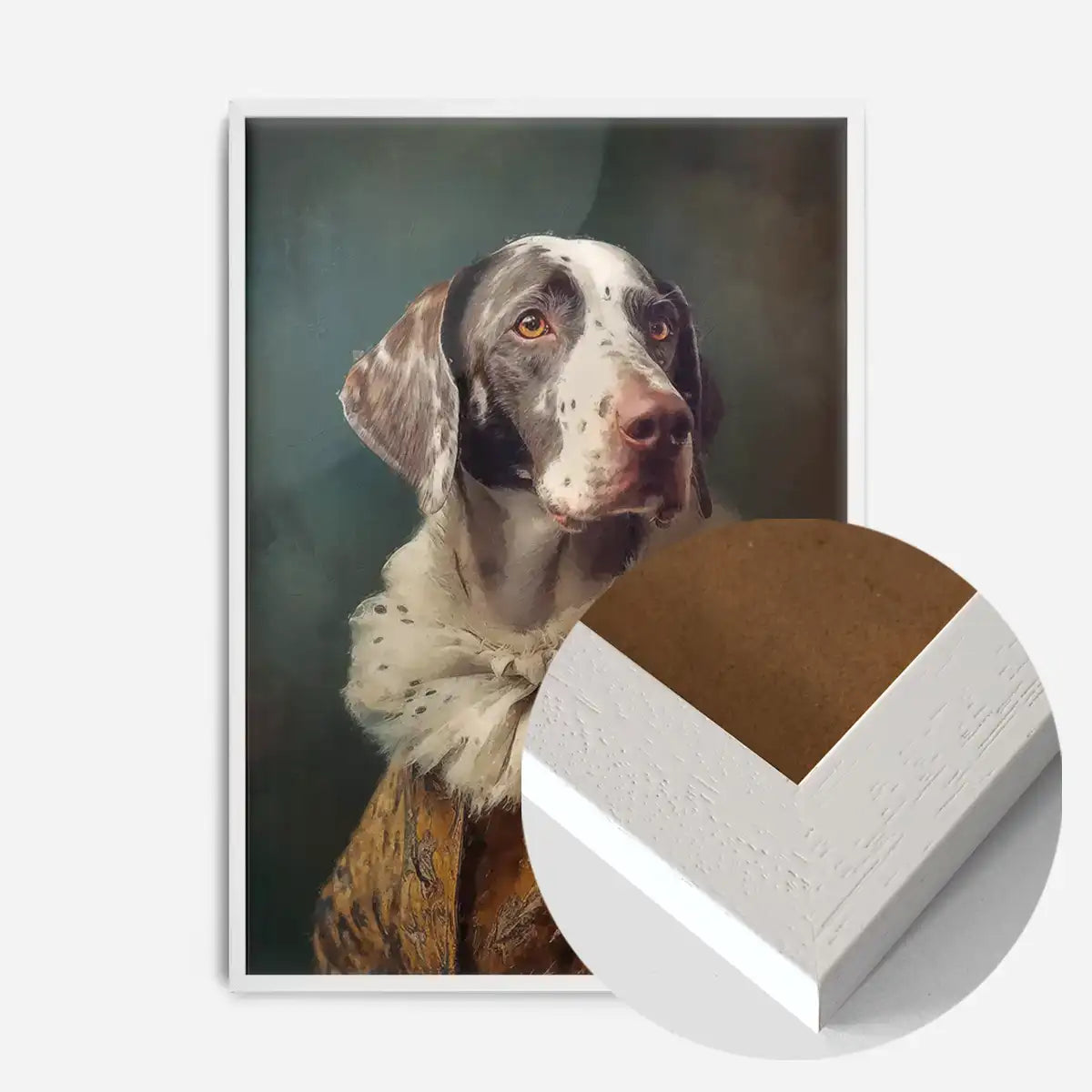 German Shorthaired Pointer GSP Dog Portrait Print