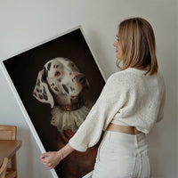 Dalmation Dog Portrait Print