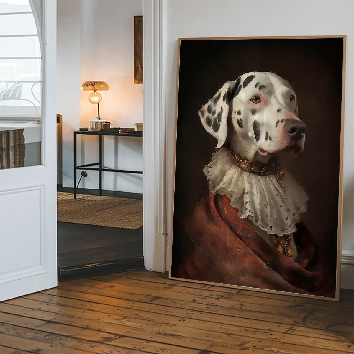 Dalmation Dog Portrait Print