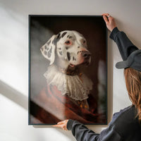 Dalmation Dog Portrait Print