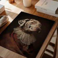 Dalmation Dog Portrait Print