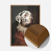 Dalmation Dog Portrait Print