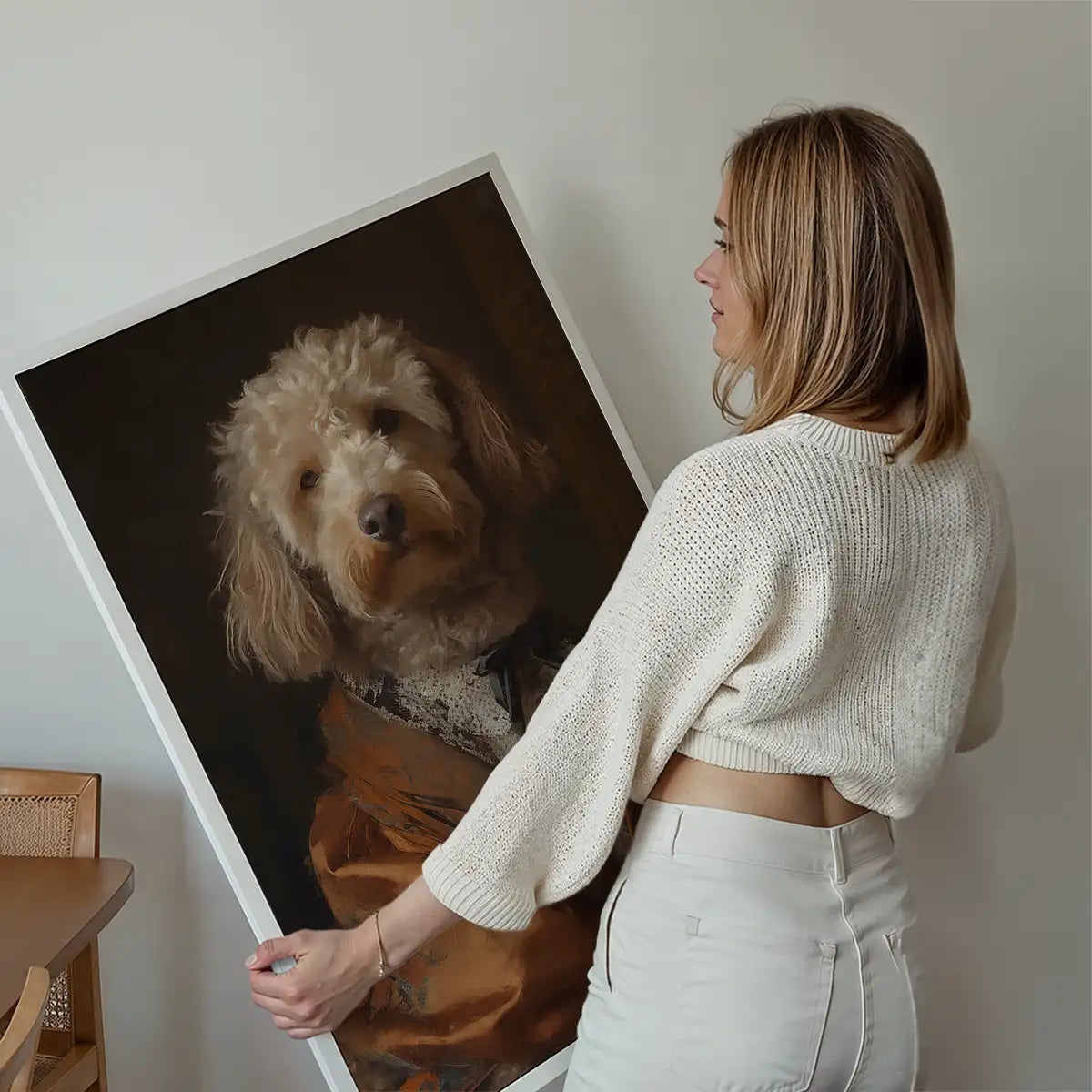 Cockapoo Dog Portrait Print