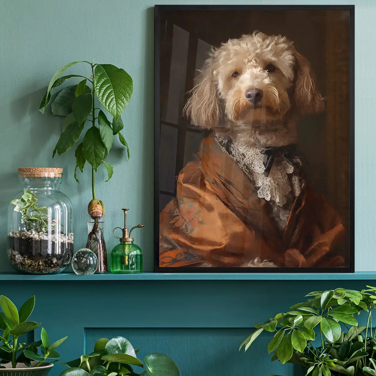 Cockapoo Dog Portrait Print