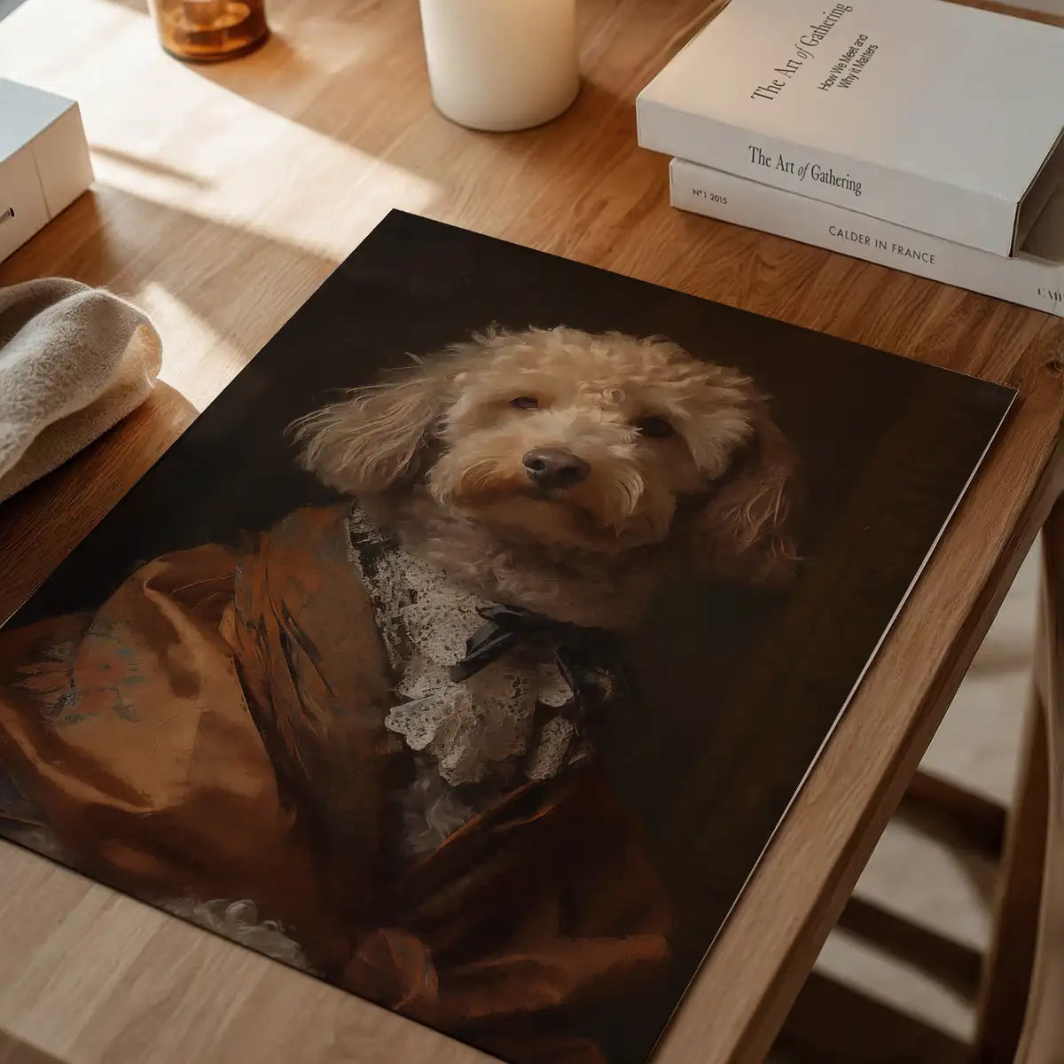 Cockapoo Dog Portrait Print