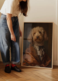 Cockapoo Dog Portrait Print