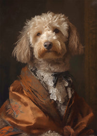 Cockapoo Dog Portrait Print