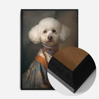 Bichon Frise Dog Portrait Print