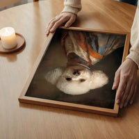 Bichon Frise Dog Portrait Print