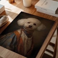 Bichon Frise Dog Portrait Print