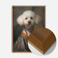 Bichon Frise Dog Portrait Print