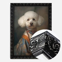 Bichon Frise Dog Portrait Print