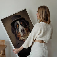 Bernese Mountain Dog Portrait Print