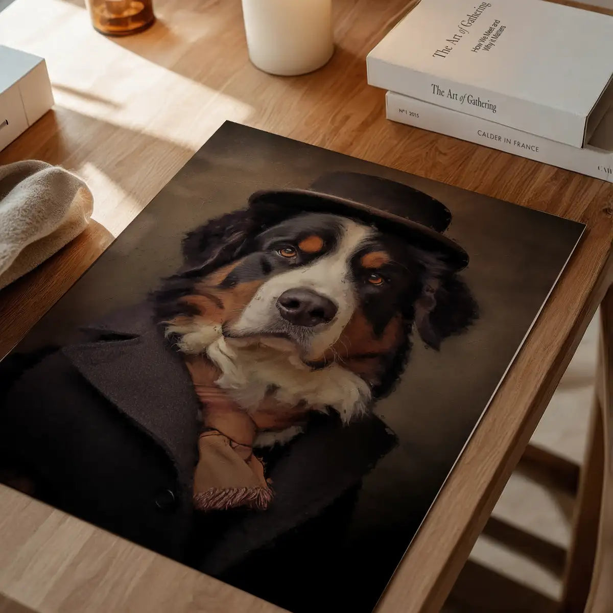Bernese Mountain Dog Portrait Print