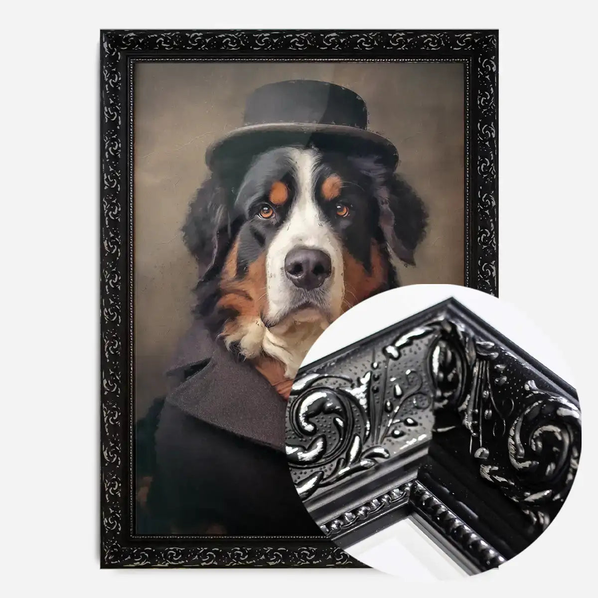 Bernese Mountain Dog Portrait Print