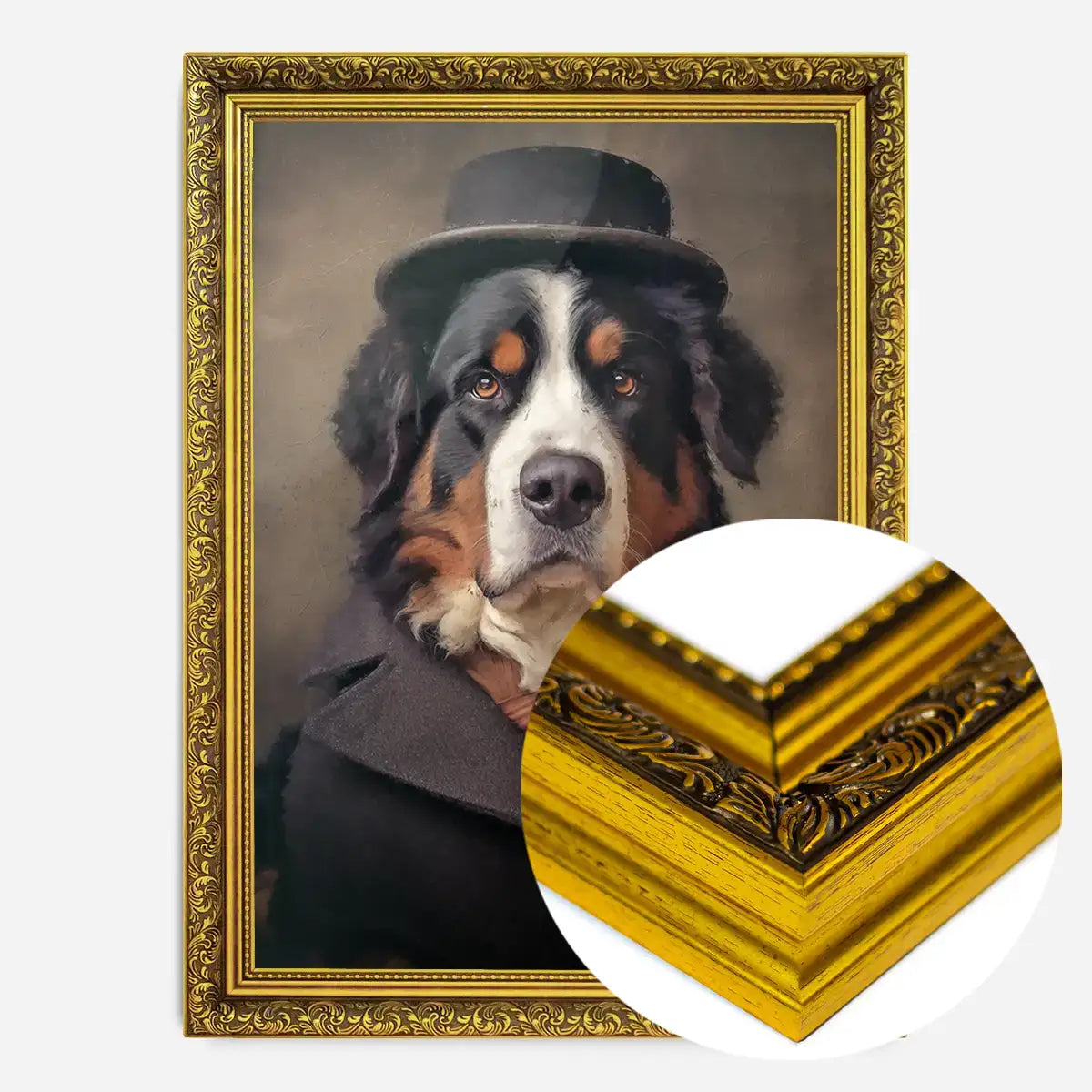 Bernese Mountain Dog Portrait Print
