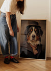 Bernese Mountain Dog Portrait Print