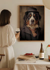 Bernese Mountain Dog Portrait Print