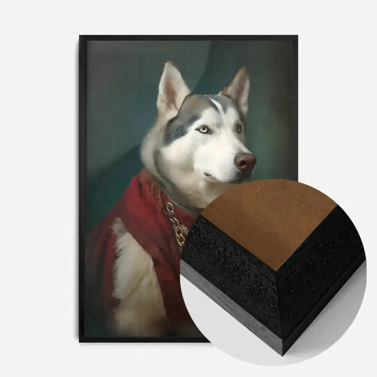 Husky Dog Portrait Print