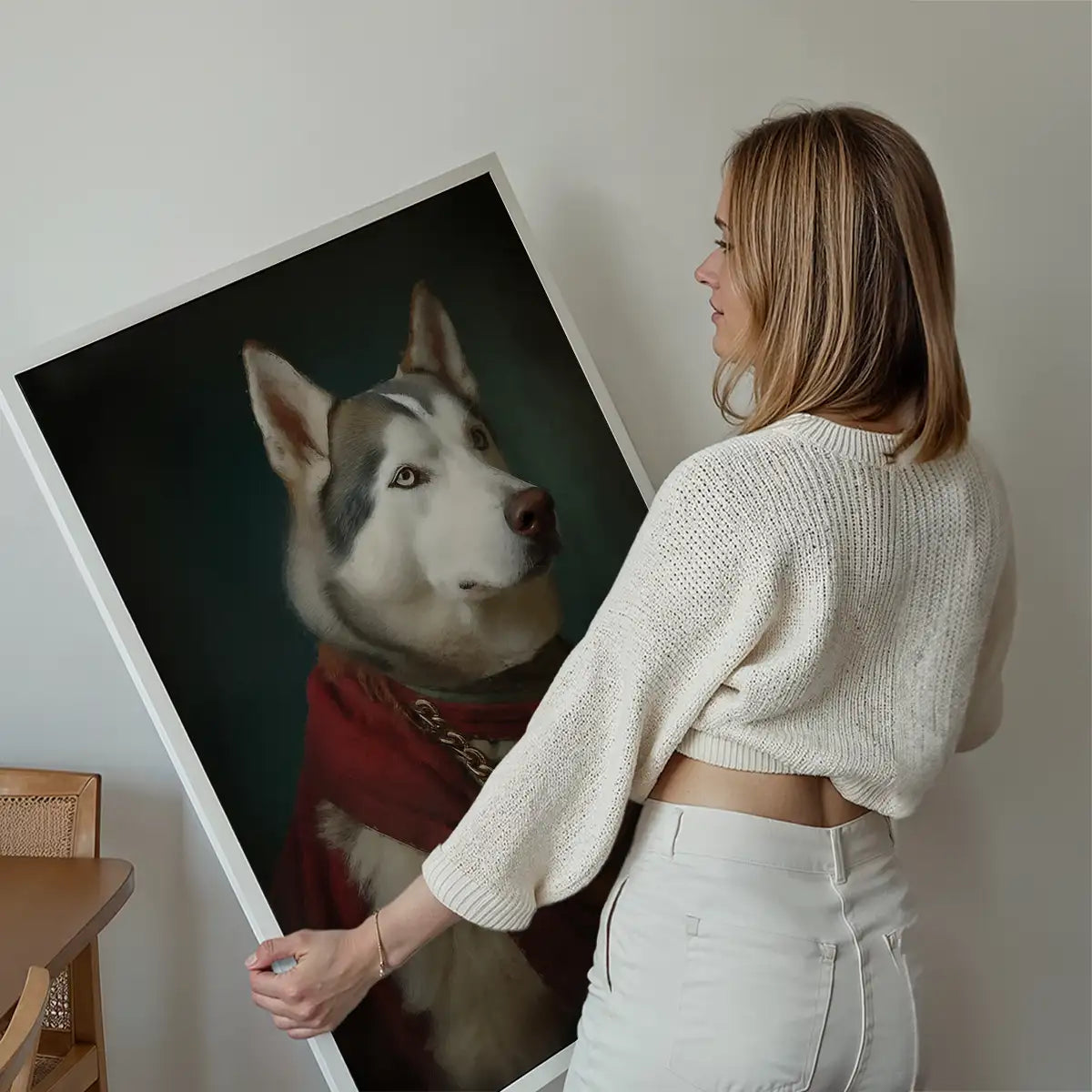 Husky Dog Portrait Print