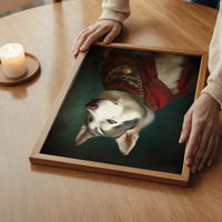 Husky Dog Portrait Print