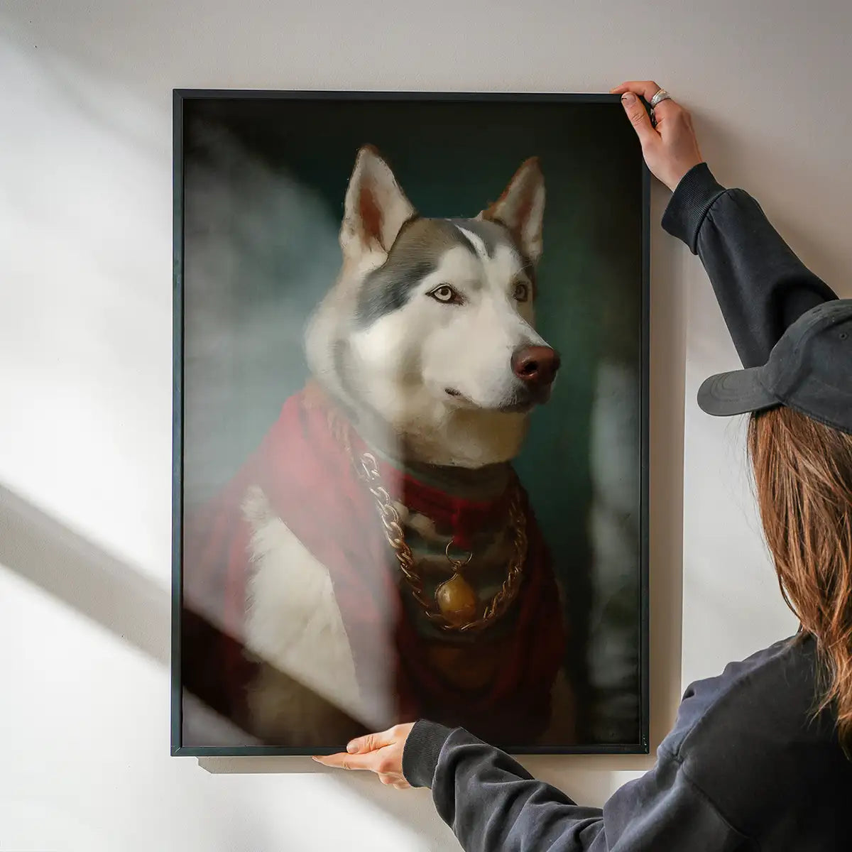 Husky Dog Portrait Print