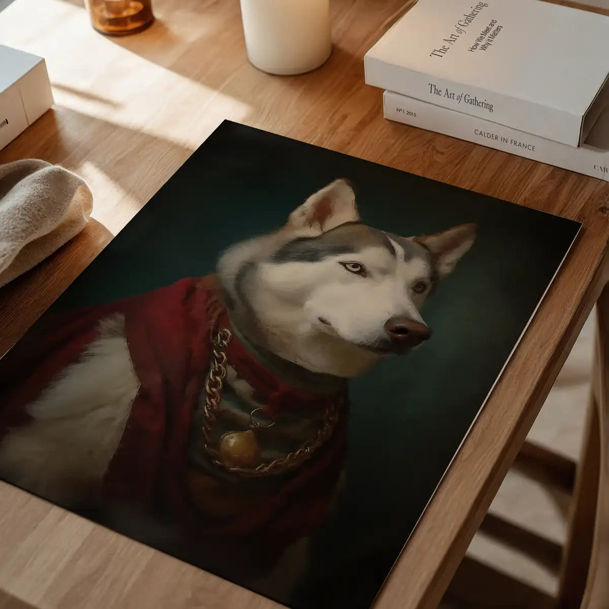 Husky Dog Portrait Print