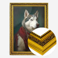 Husky Dog Portrait Print