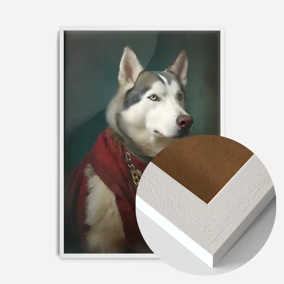 Husky Dog Portrait Print