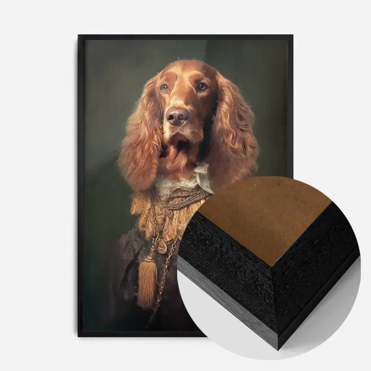 Irish Setter Dog Portrait Print