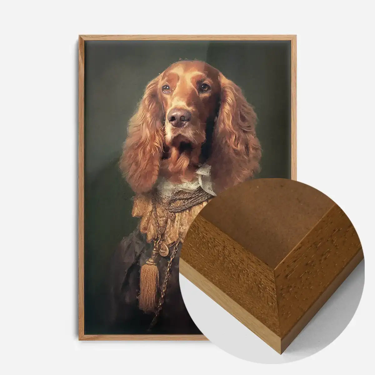 Irish Setter Dog Portrait Print