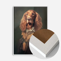 Irish Setter Dog Portrait Print