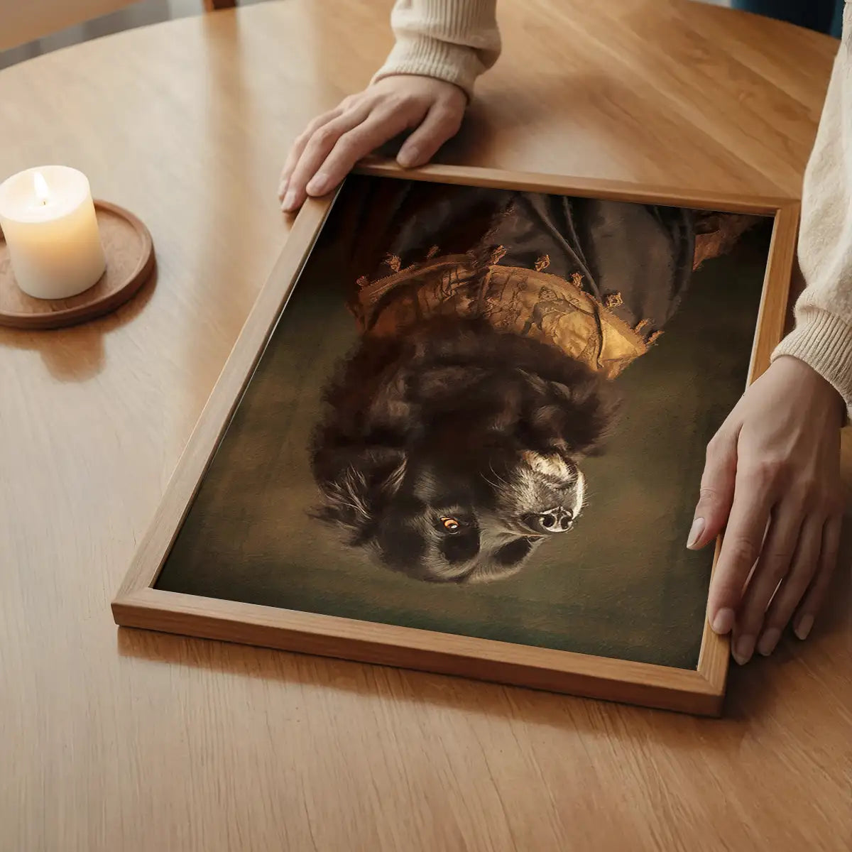 Newfoundland Dog Portrait Print