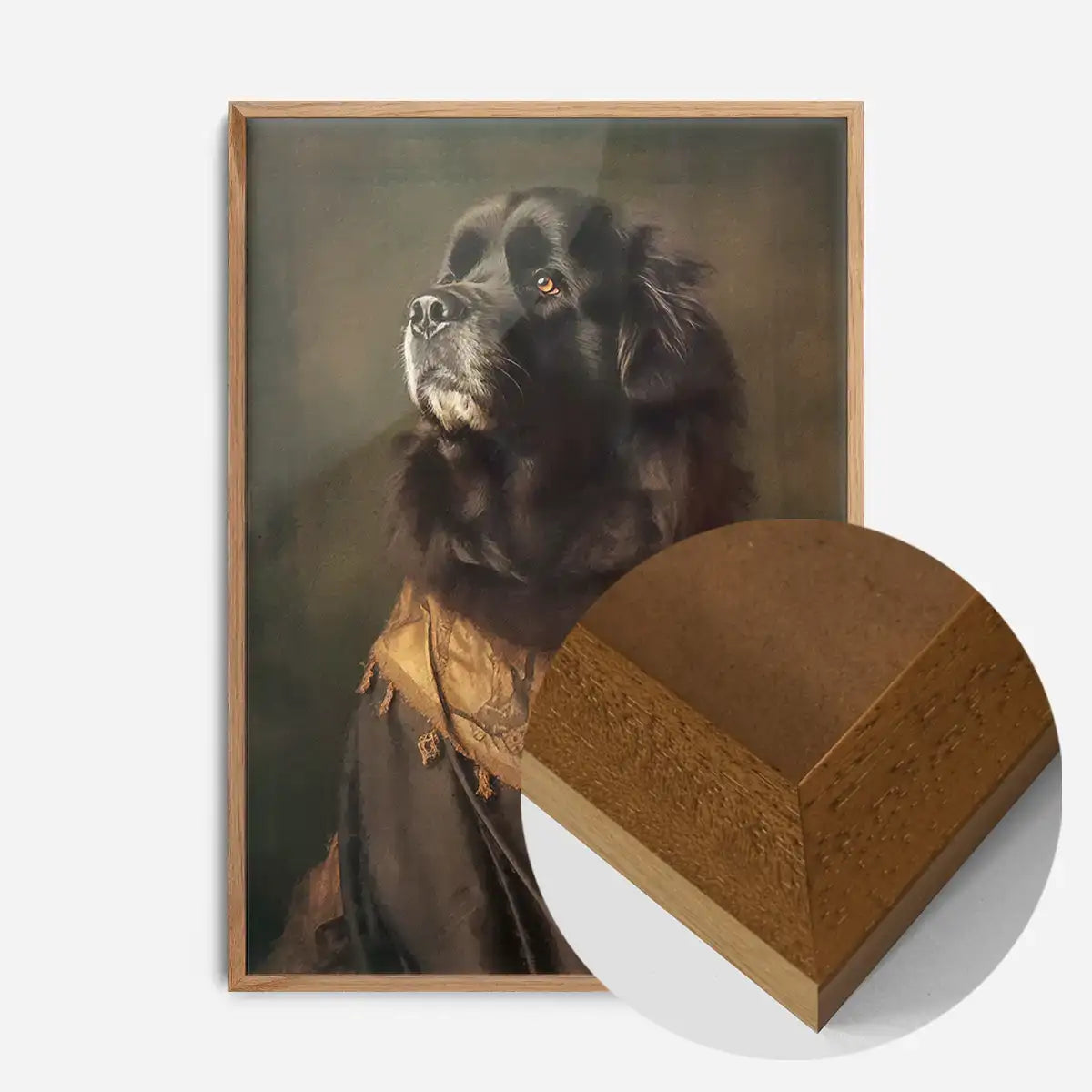 Newfoundland Dog Portrait Print
