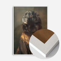 Newfoundland Dog Portrait Print