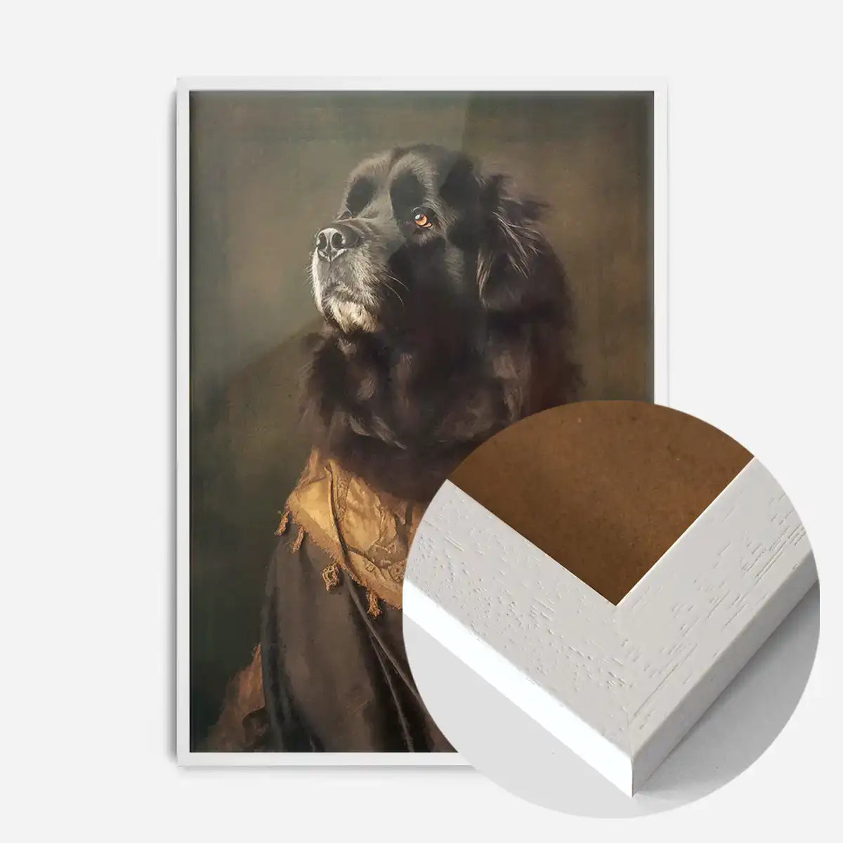 Newfoundland Dog Portrait Print