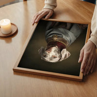 Weimaraner Dog Portrait Print