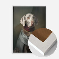 Weimaraner Dog Portrait Print