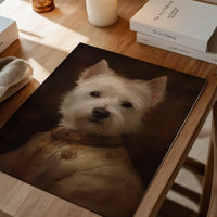 West Highland White Terrier Westie Dog Portrait Print