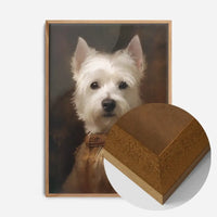 West Highland White Terrier Westie Dog Portrait Print