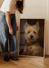 West Highland White Terrier Westie Dog Portrait Print