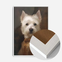 West Highland White Terrier Westie Dog Portrait Print