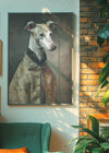 Whippet Dog Portrait Print