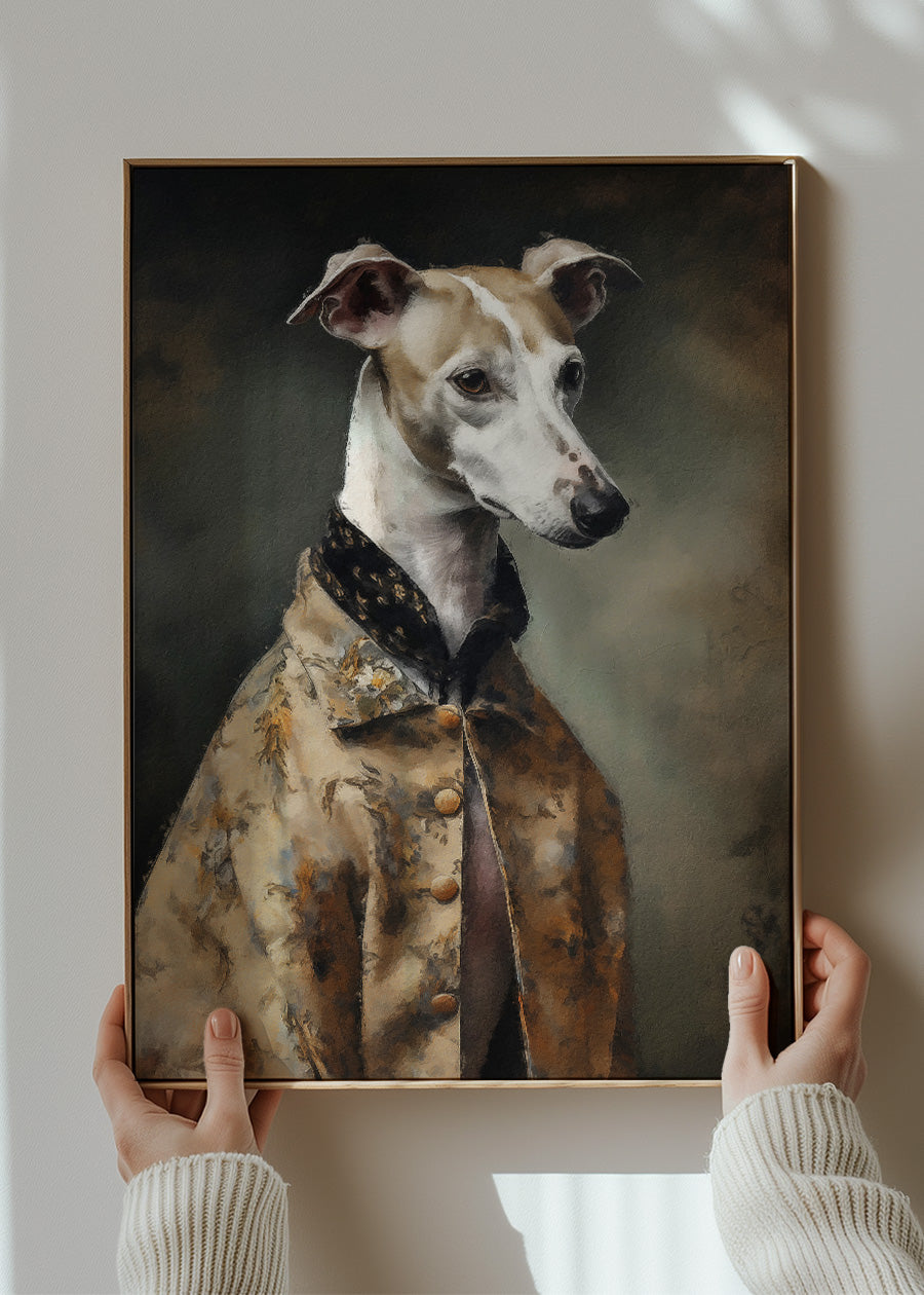 Original deals Whippet Duct Tape Portrait