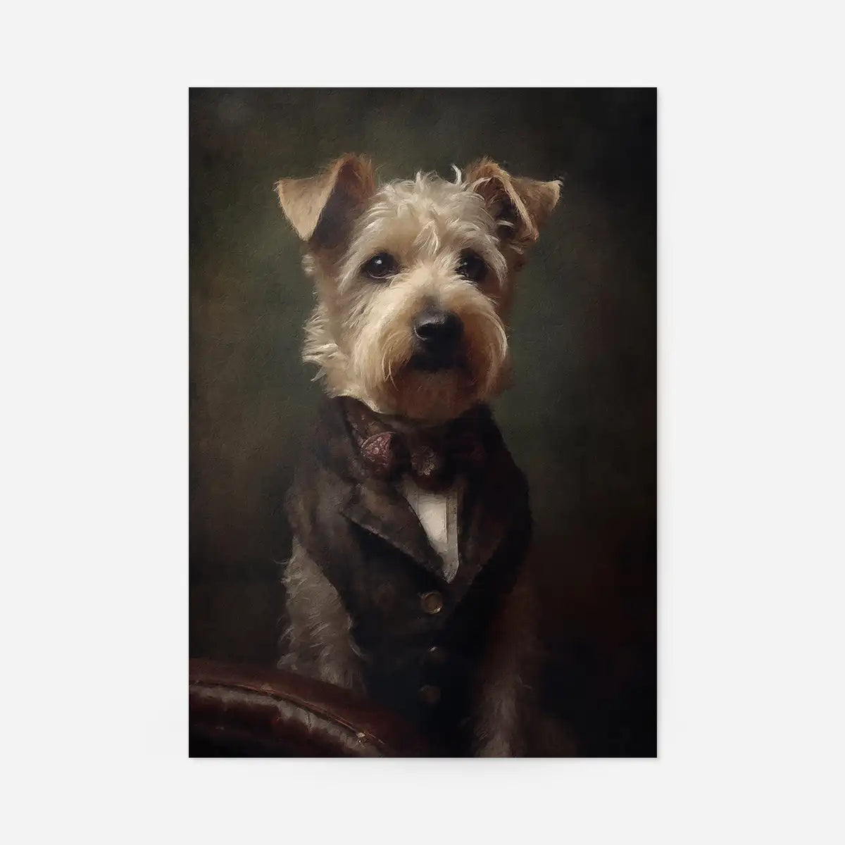 Yorkshire Terrier Dog Portrait Print