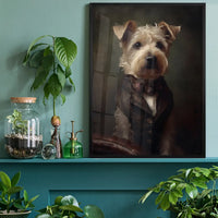 Yorkshire Terrier Dog Portrait Print
