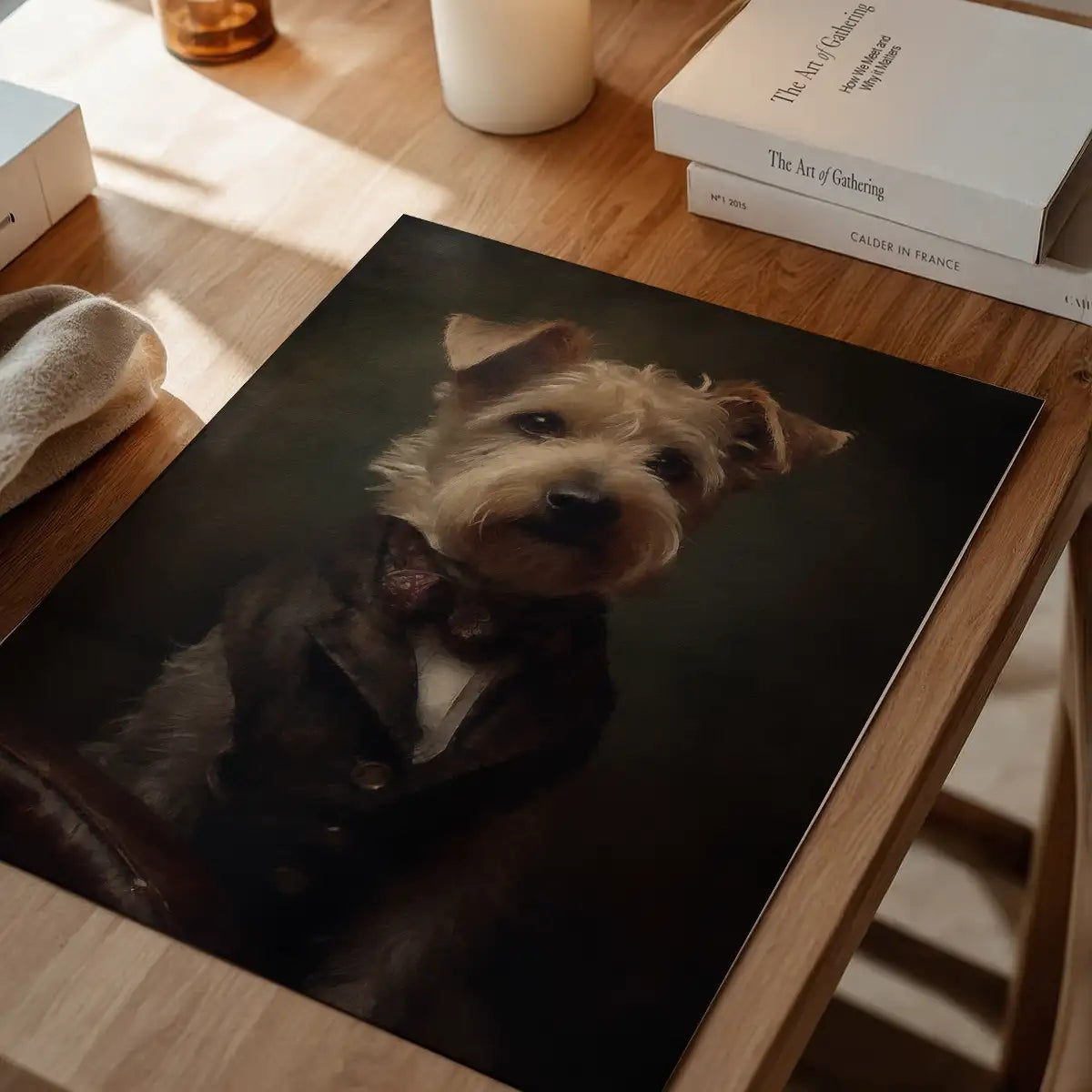 Yorkshire Terrier Dog Portrait Print
