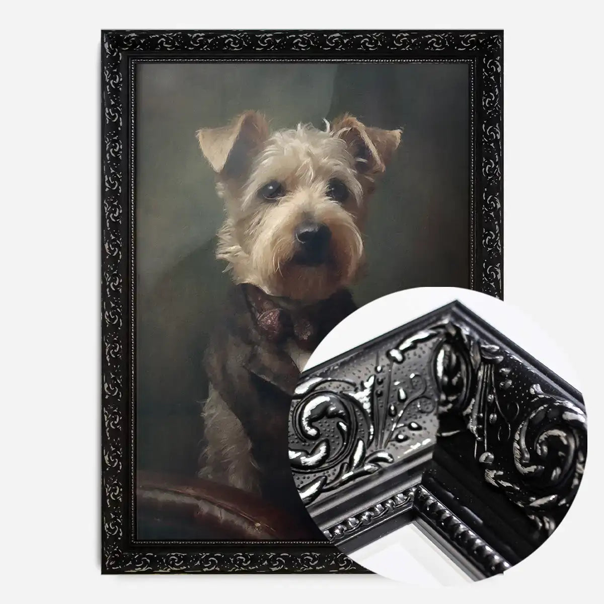 Yorkshire Terrier Dog Portrait Print