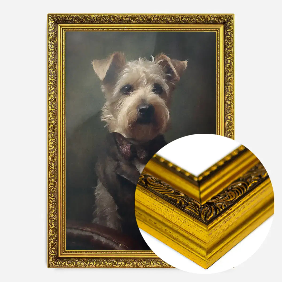 Yorkshire Terrier Dog Portrait Print