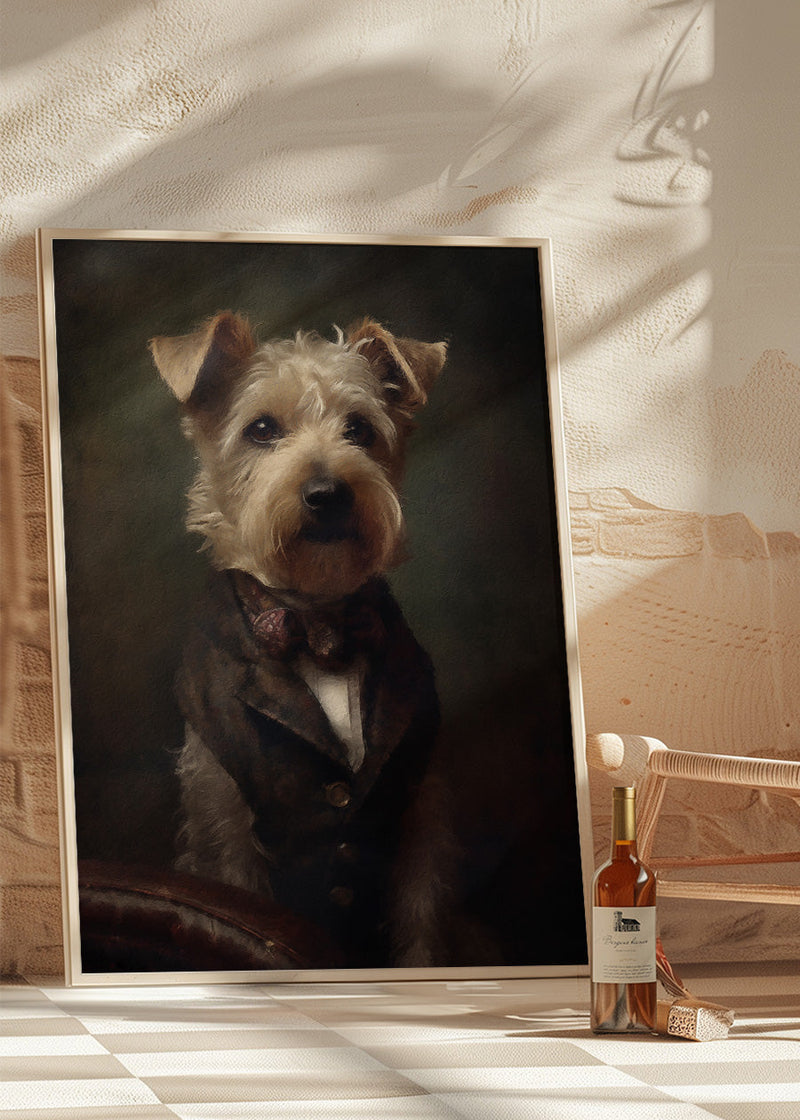 Yorkshire Terrier Dog Portrait Print